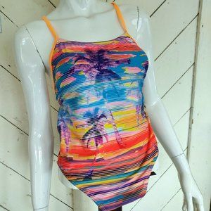 TYR Hawaiian Print Swimsuit